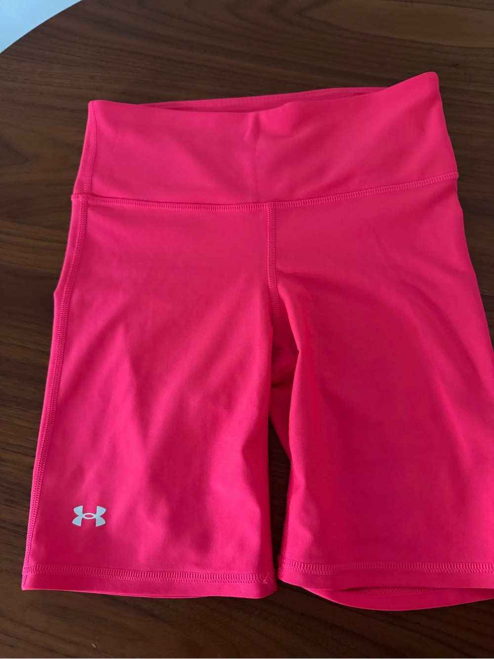 Under Armour Women’s Neon Pink Athletic Bike Shorts